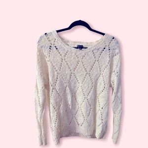 American Eagle open weave cotton sweater XXL